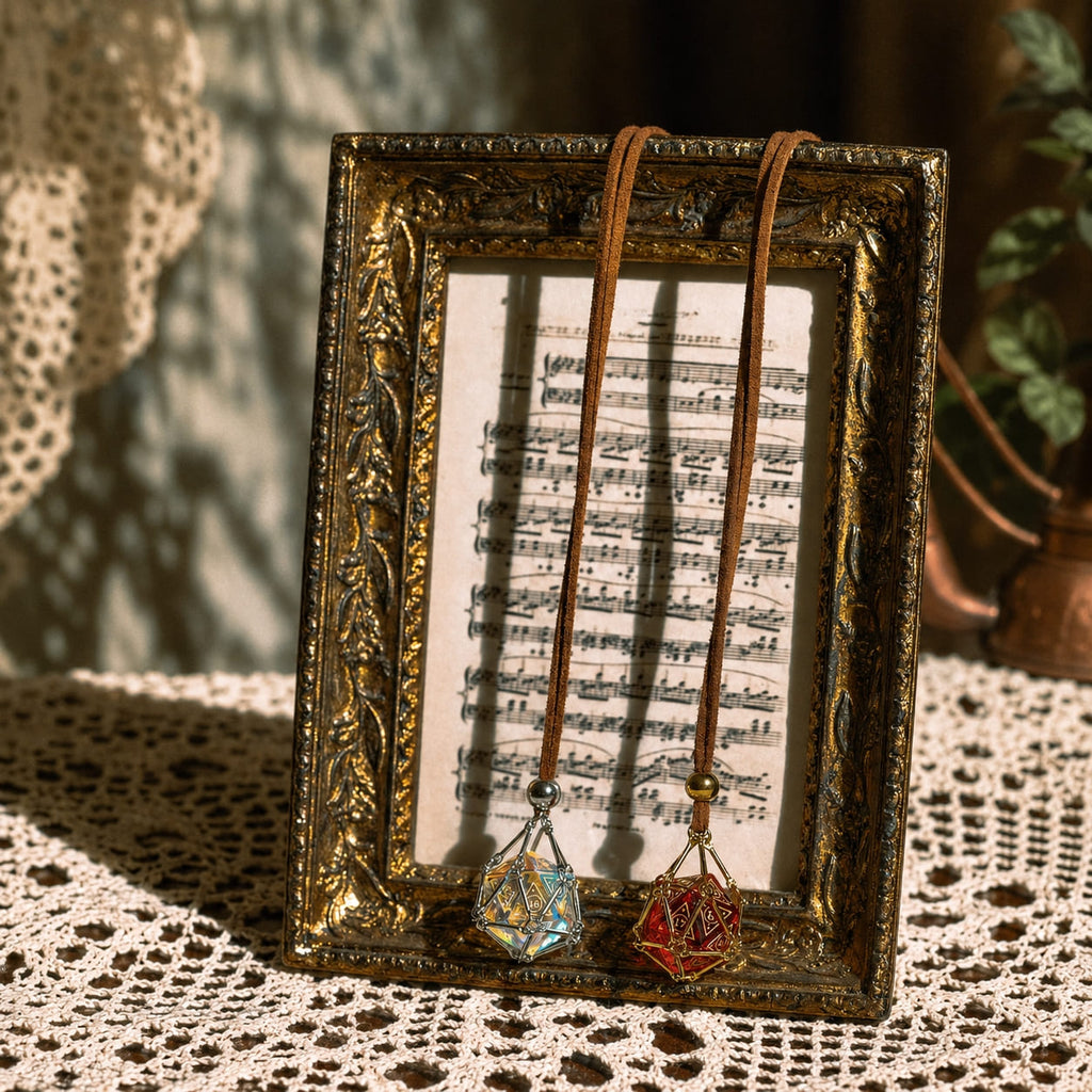 Interchangeable Dice Cage Necklace