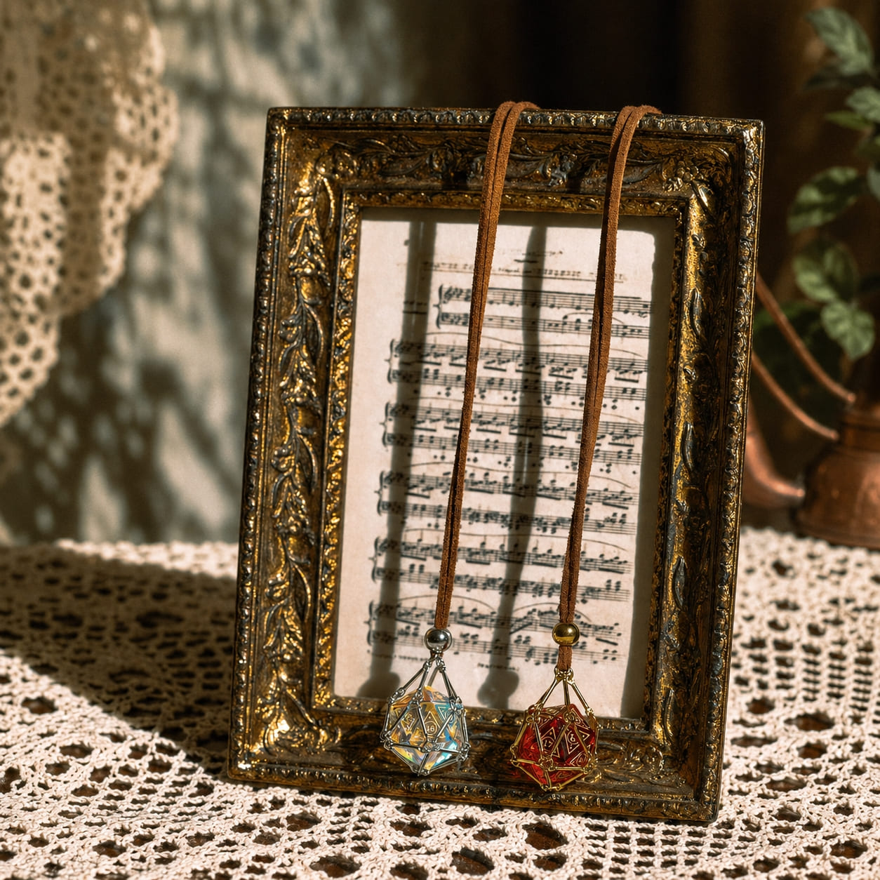 Interchangeable Dice Cage Necklace