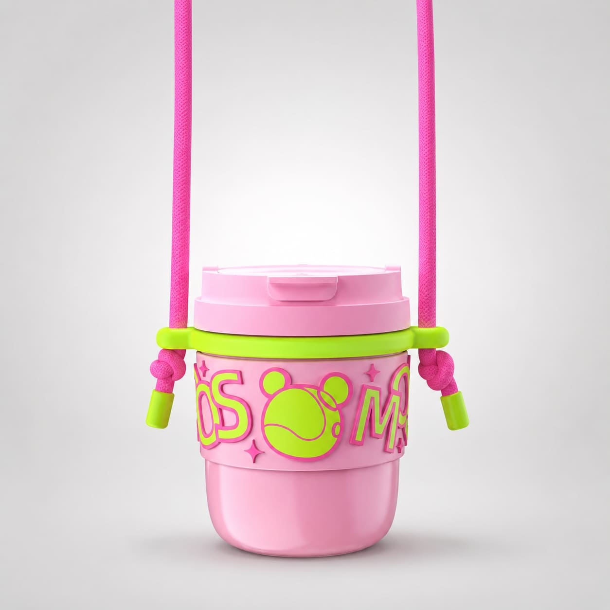 Cosmos Bear Travel Tumbler Series – Dopamine Edition