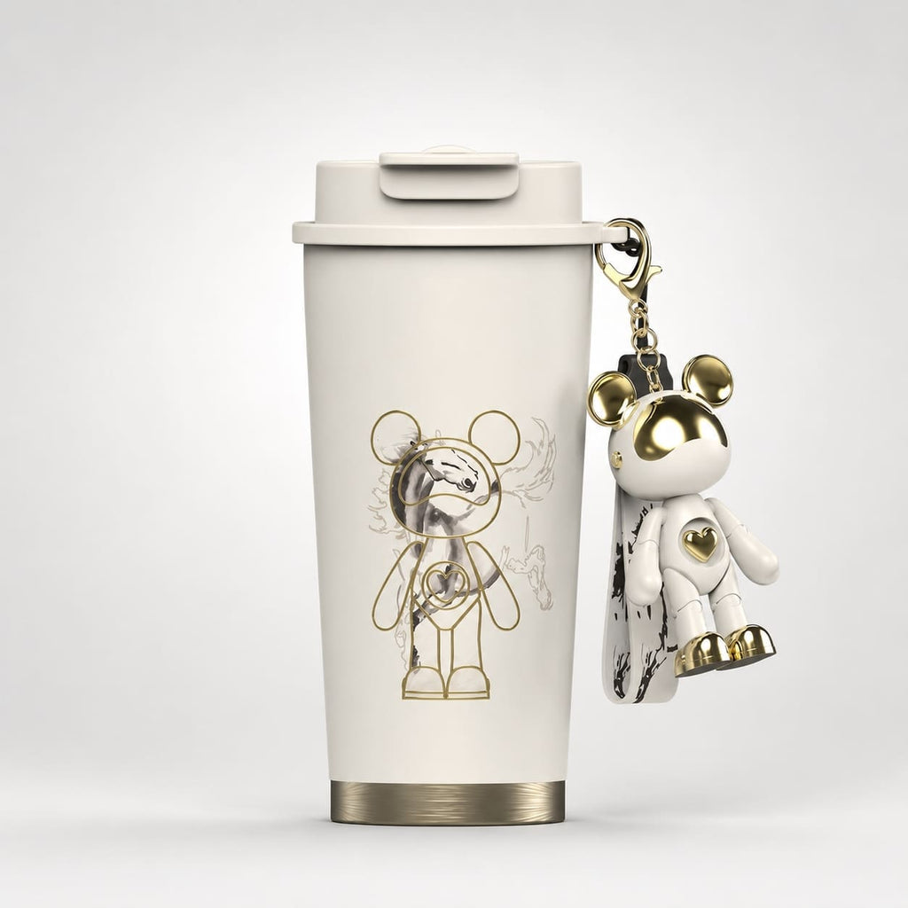 Cosmos Bear × Xu Beihong Art Committee Galloping Horse Collectible Thermal Tumbler – Limited Edition
