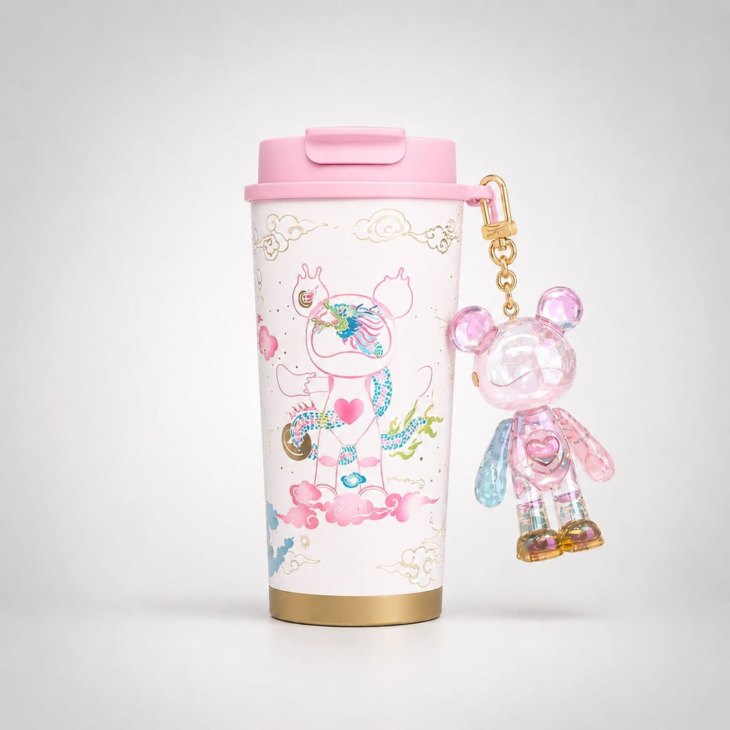 Cosmos Bear Dragon Totem Travel Tumbler – Dragon Edition