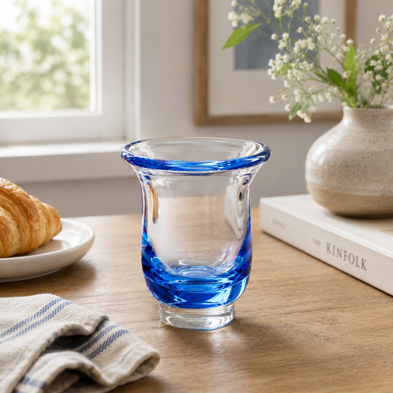 Northern Wei Blue Boshan Liuli Glass Cup
