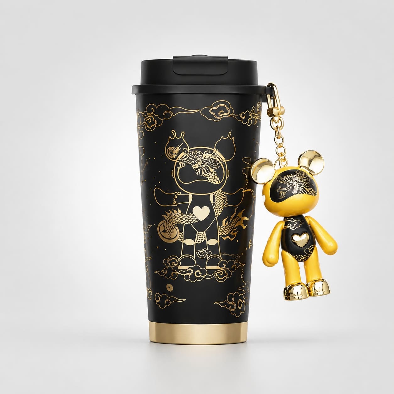 Cosmos Bear Dragon Totem Travel Tumbler – Dragon Edition