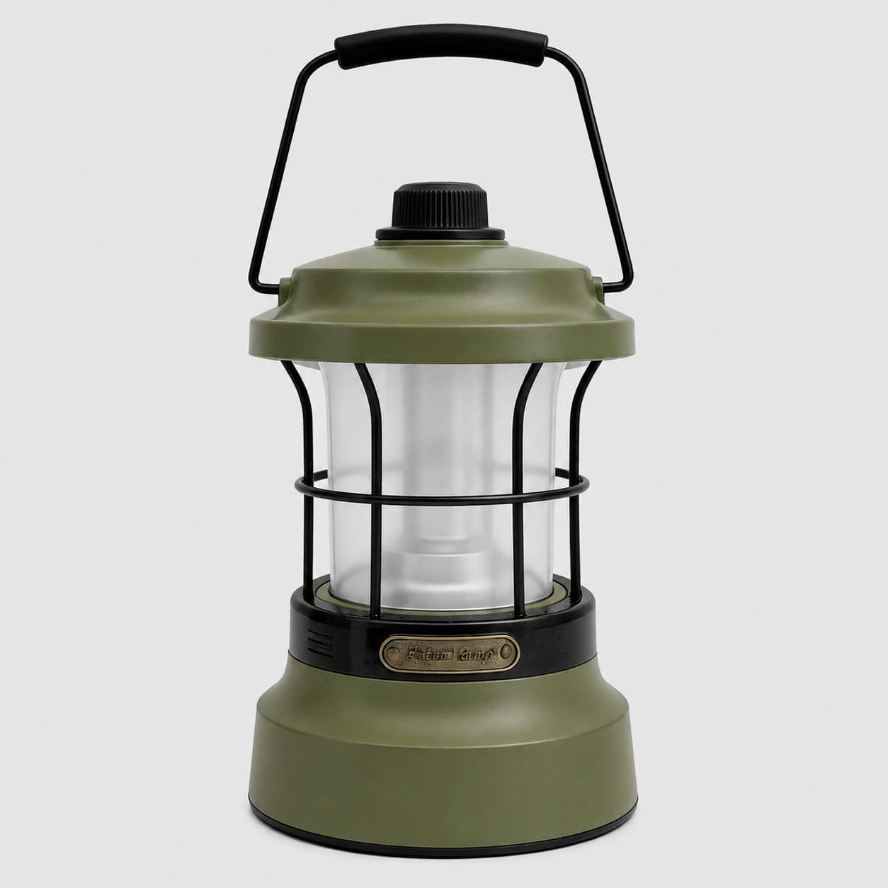 Vintage Military Style LED Lantern for Outdoor Camping